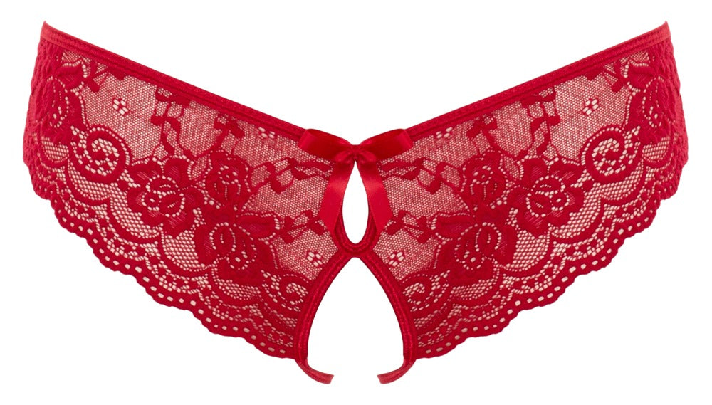 Spitzenslip offen M