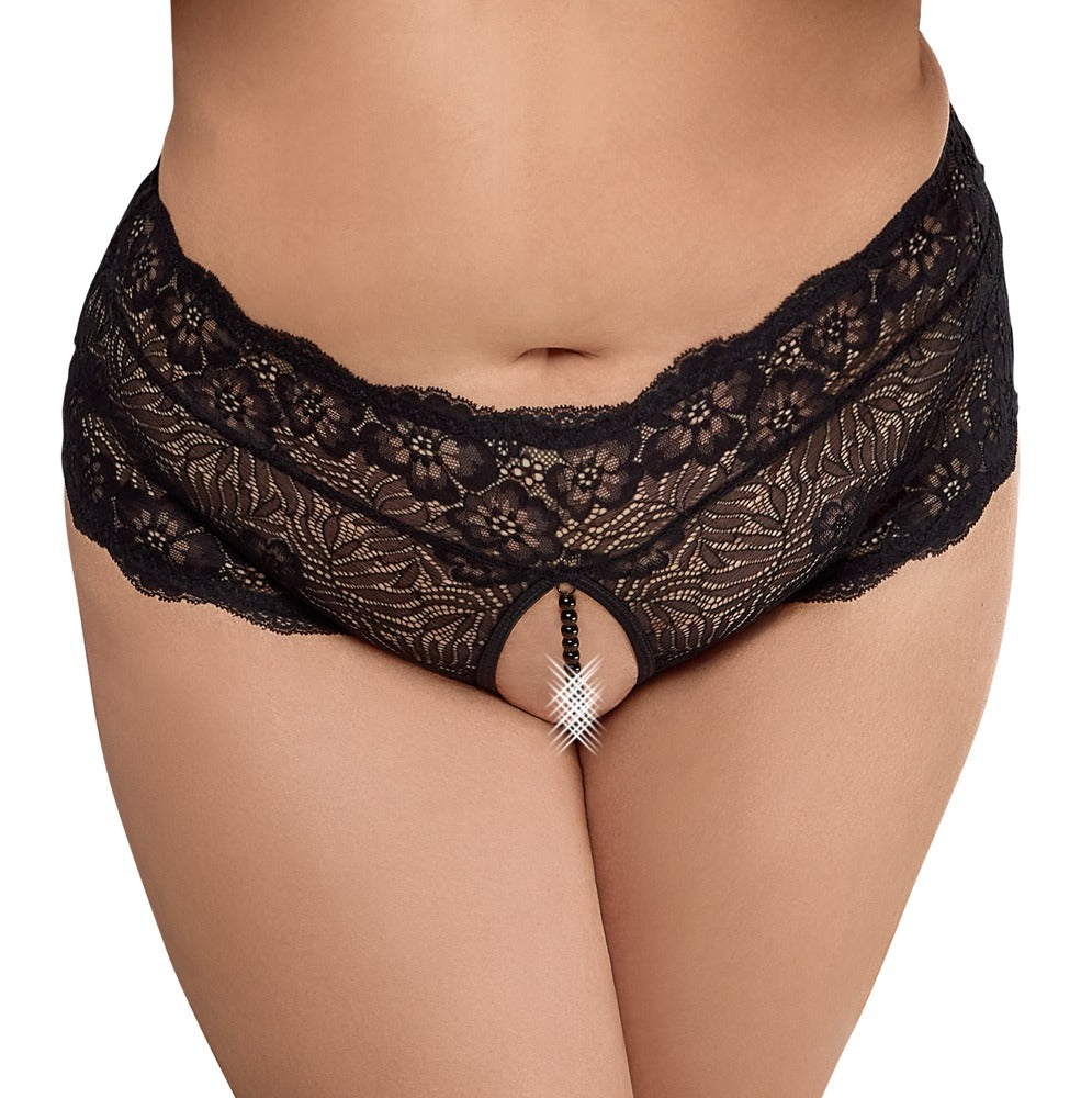 Slip mit Perlen XL