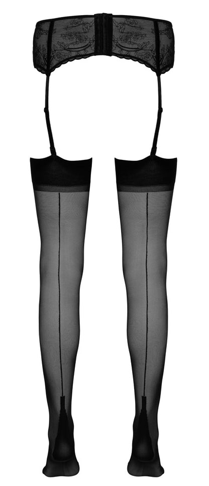 Nahtstrümpfe schwarz 2