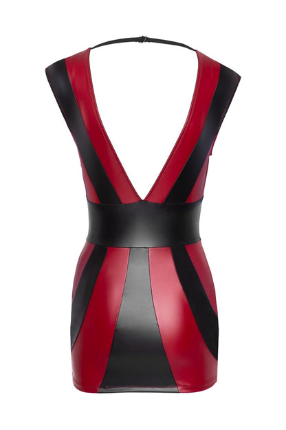 Kleid rot/schwarz XL