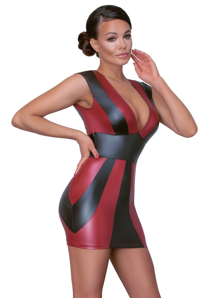 Kleid rot/schwarz XL
