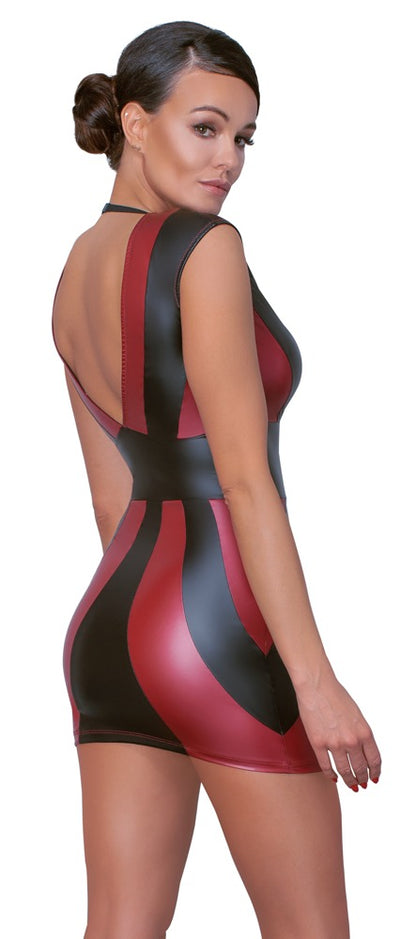 Kleid rot/schwarz XL