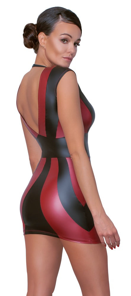 Kleid rot/schwarz XL
