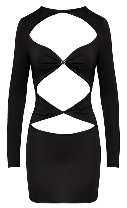 Minikleid schwarz XL