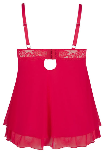 Babydoll rot 3XL