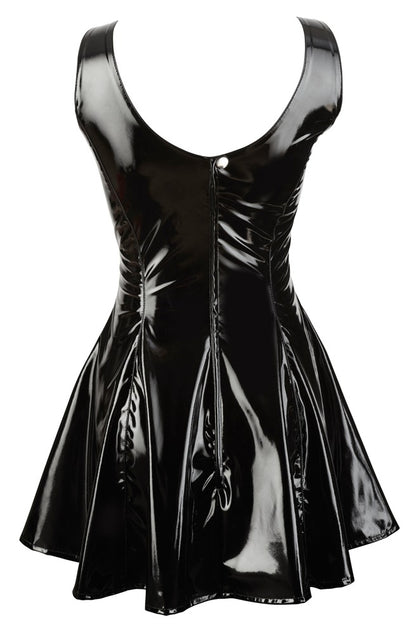Lack Kleid schwarz S