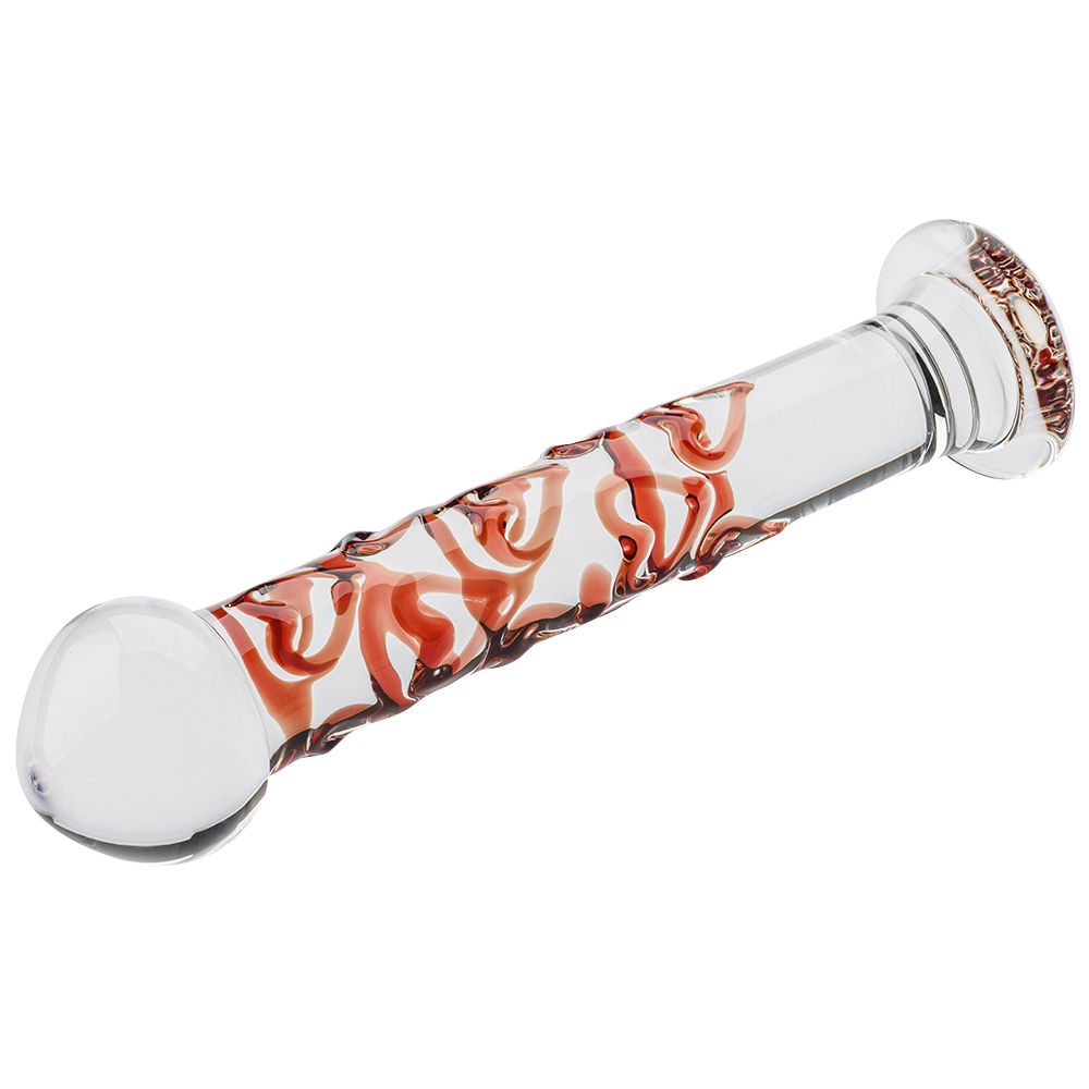 Anal Plug Dildo Glas Analplug 17,5cm Ø2,4cm-3,8cm Standfuß