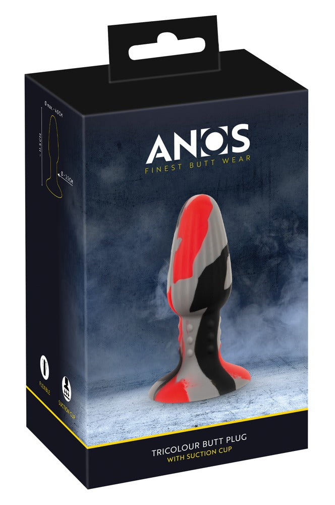 ANOS Triple Color Butt Plug