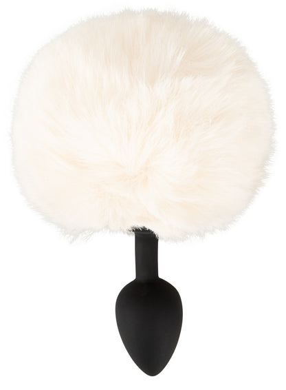Fluffy Tail White S