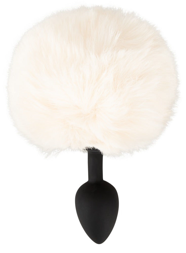 Fluffy Tail White S