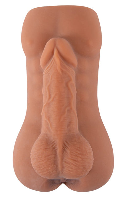 Realistixxx RealMan Anal Masturbator aus TPE – Realistische Masturbationshilfe für Männer mit strukturierter Innenhülle