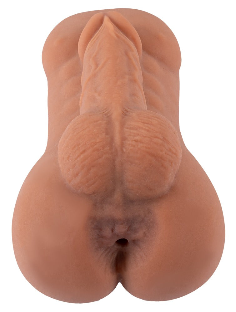 Realistixxx RealMan Anal Masturbator aus TPE – Realistische Masturbationshilfe für Männer mit strukturierter Innenhülle