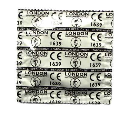 London Feucht Kondome – 100 Stück | Transparent, reguläre Passform