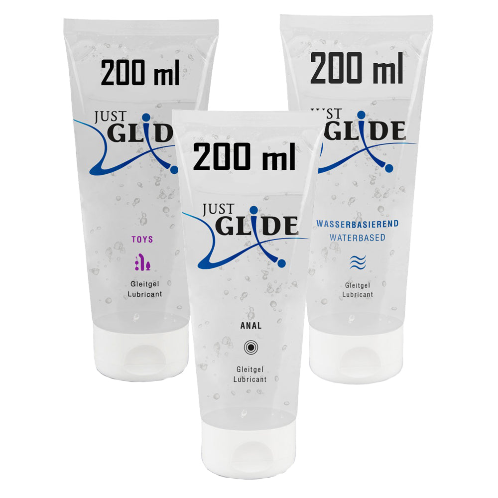 Just Glide Gleitgel Set 3 x 200 ml