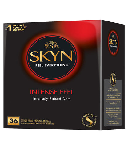 SKYN Intense Feel Kondome 36 St. – latexfrei, vegan, genoppt | Gefühlsecht & stimulierend