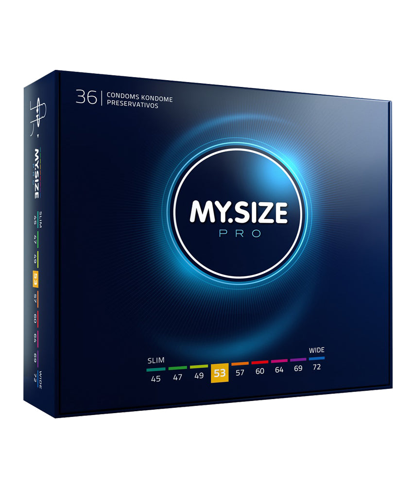 MY.SIZE Pro 53 mm Kondome – Vytex-Latex, vegan, allergenarm