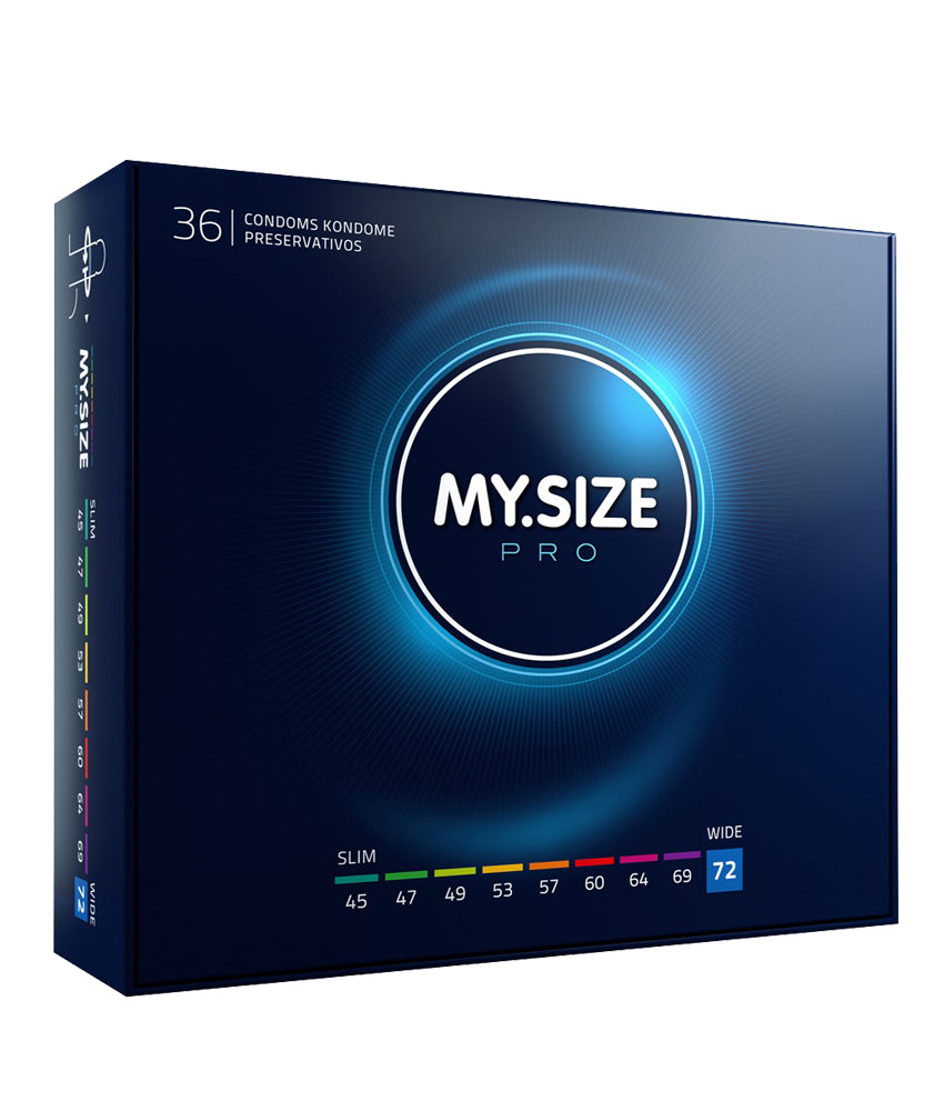 MY.SIZE Pro 72 mm Kondome – Vytex-Latex, vegan, allergenarm