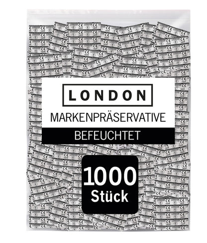 London Feucht Kondome – 1000 Stück im Beutel